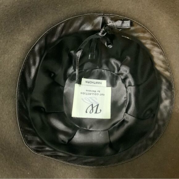 Harthorn by wallaroo Women’s Wallaroo wool hat NWOT 100% wool brown main image 4